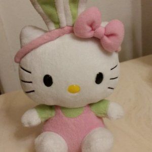 Hello Kitty Ty Beanie Baby - Easter bunny